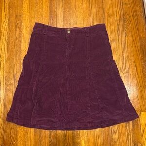 Athleta 6T raspberry corduroy whatever skirt